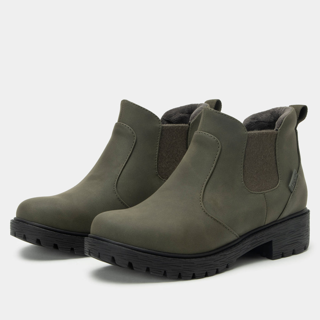 Rowen Relaxed Moss Boot | Alegria Shoes
