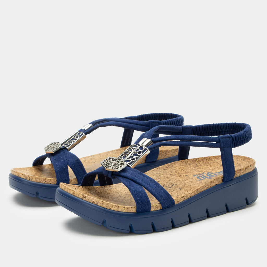 Roz True Blue Sandal | Alegria Shoes