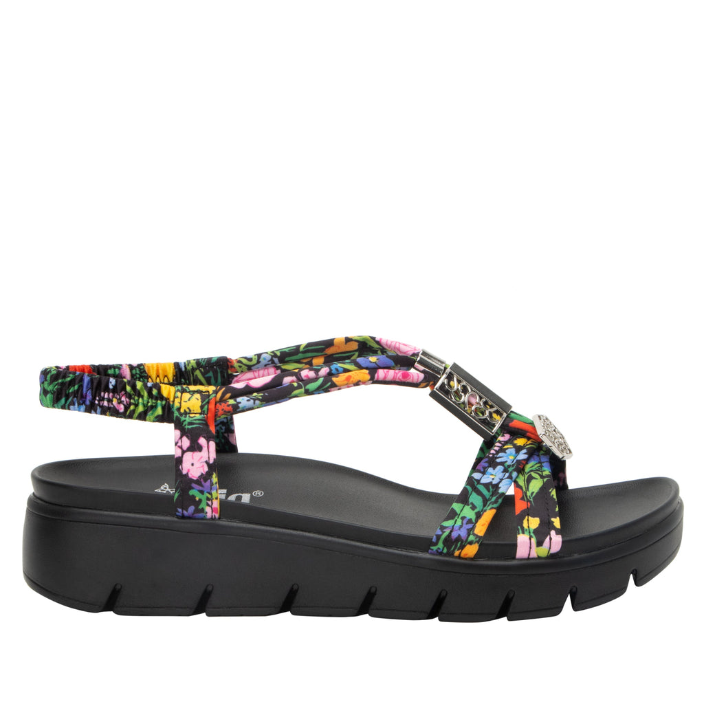 Roz Sweet Emotions t-strap sandal with vegan uppers and decorative hardware - ROZ-7411_S2