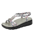 Roz Lovely Grey Sandal | Alegria Shoes