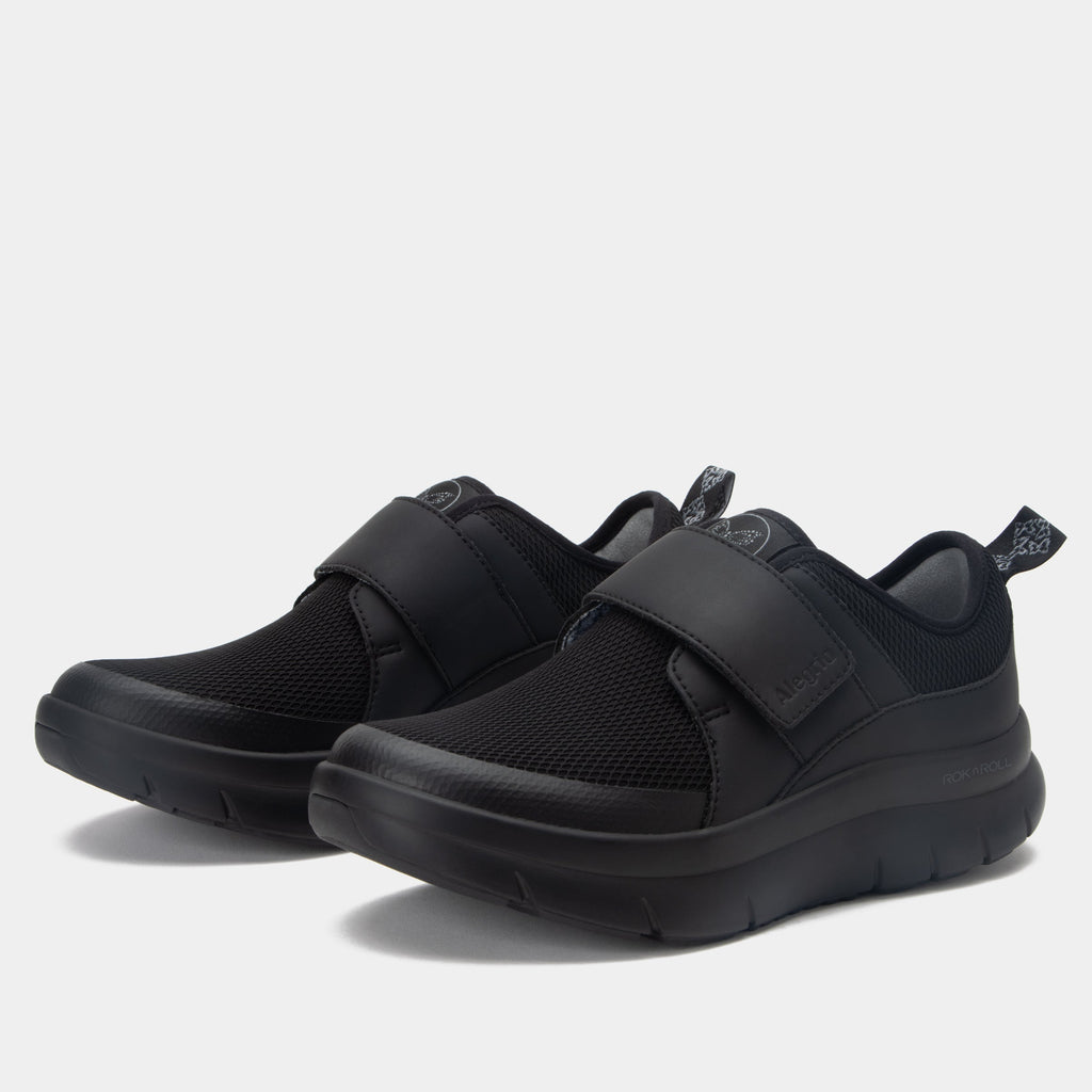 Double Trouble Black shoe on our Rok n Roll™ outsole RRDT-601_S1
