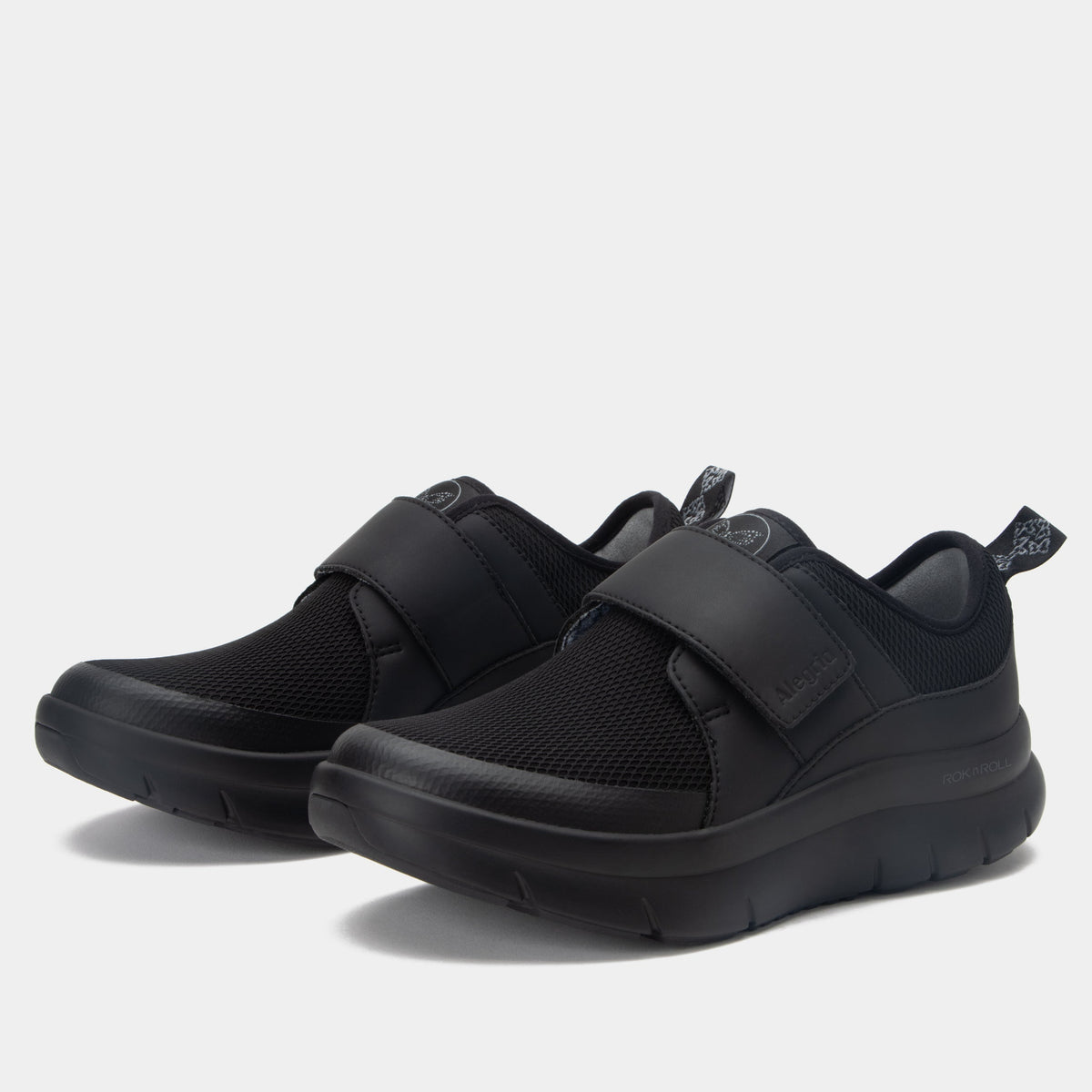 Double Trouble Black shoe on our Rok n Roll™ outsole RRDT-601_S1