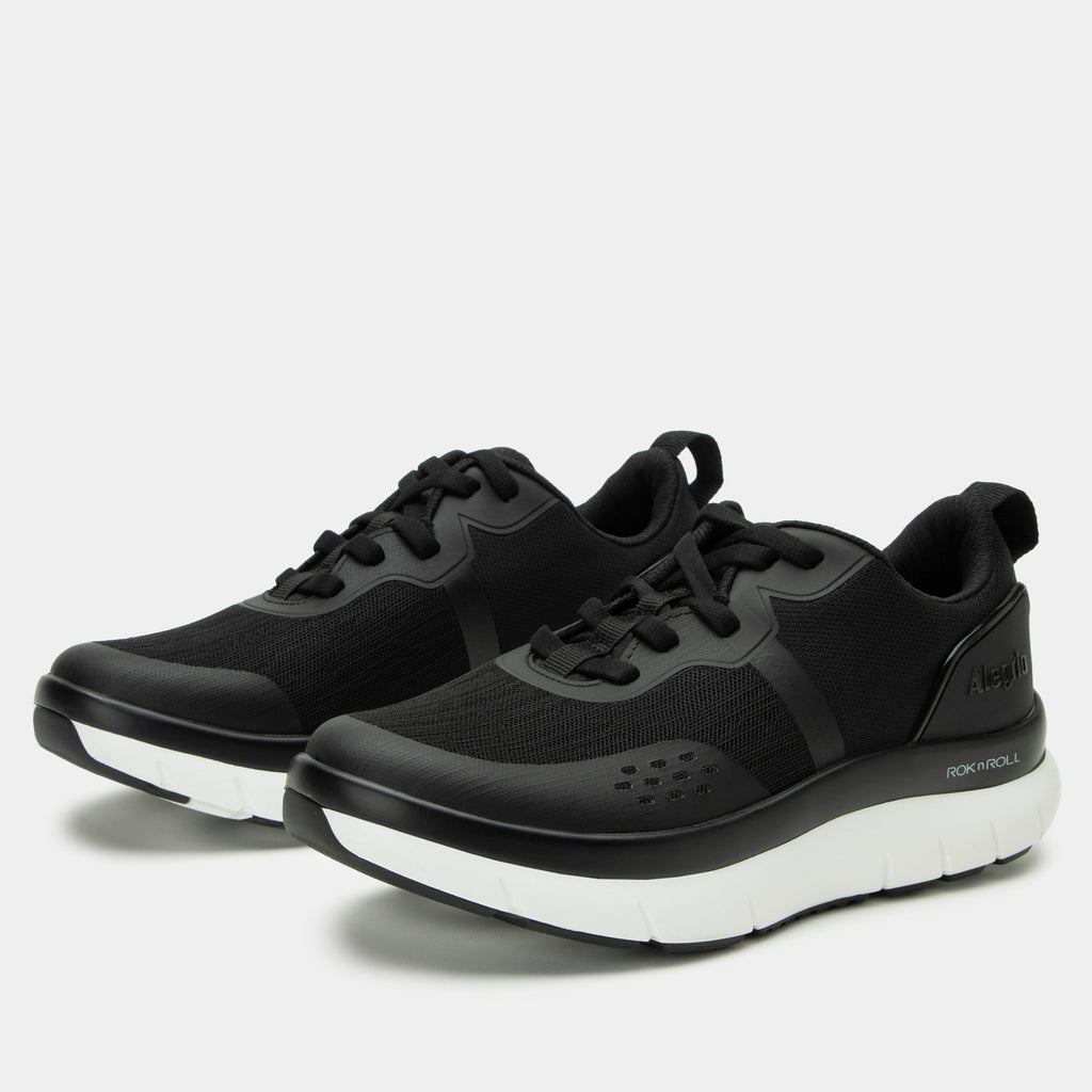 Eclips Black Mesh Shoe | Alegria Shoes