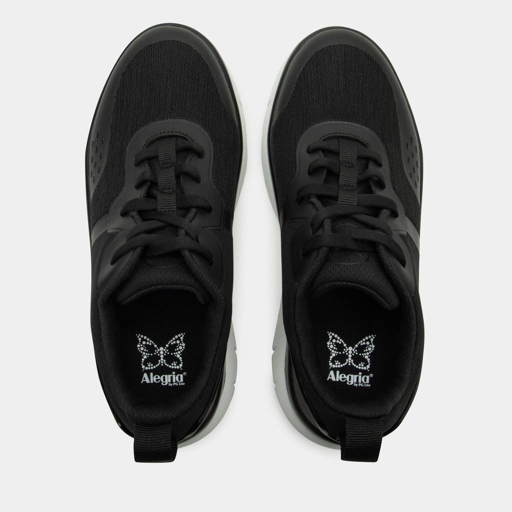 Eclips Black Mesh Shoe | Alegria Shoes
