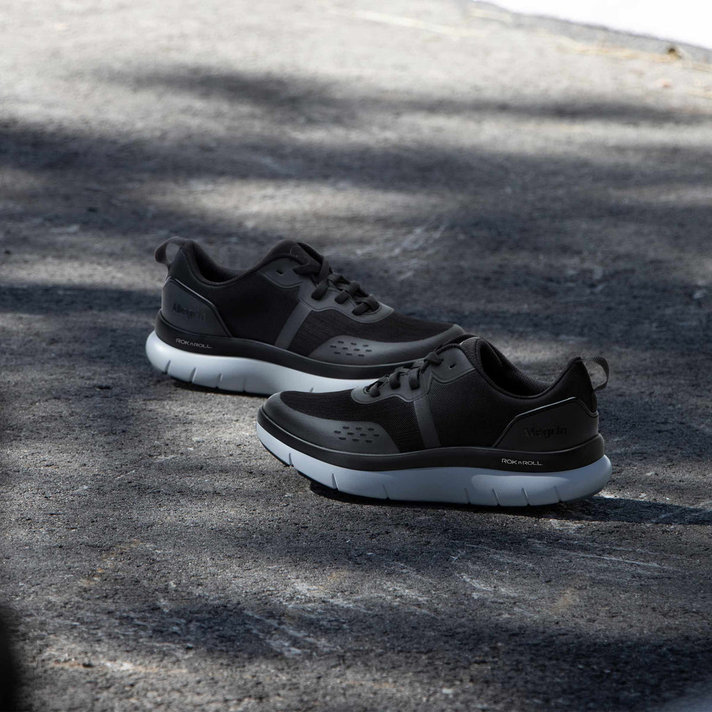 Eclips Black Mesh Shoe | Alegria Shoes
