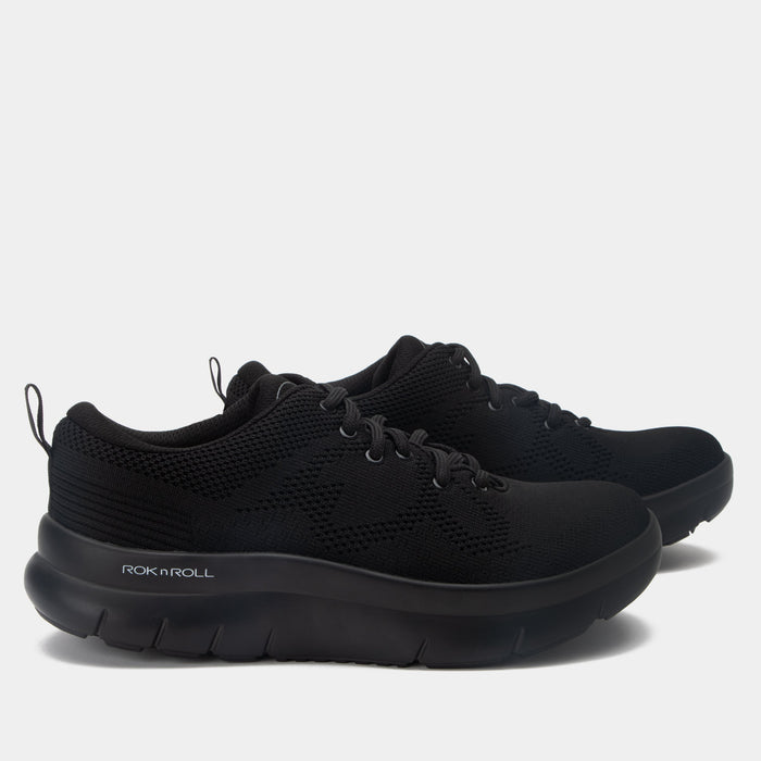 alegria Roll On Black Shoe