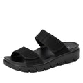 Rubie Black Softie Sandal | Alegria Shoes