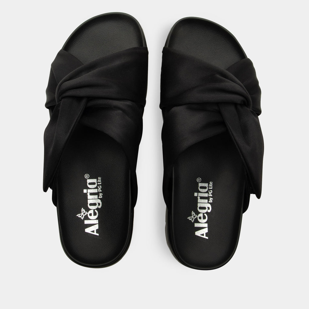 Rylie Black Sandal | Alegria Shoes