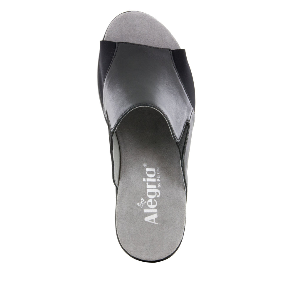 Ryli Black Nappa Sandal | Alegria Shoes