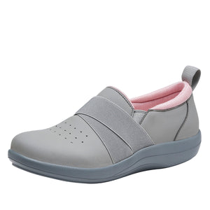 grey and pink dress shoes Savvie Dove
