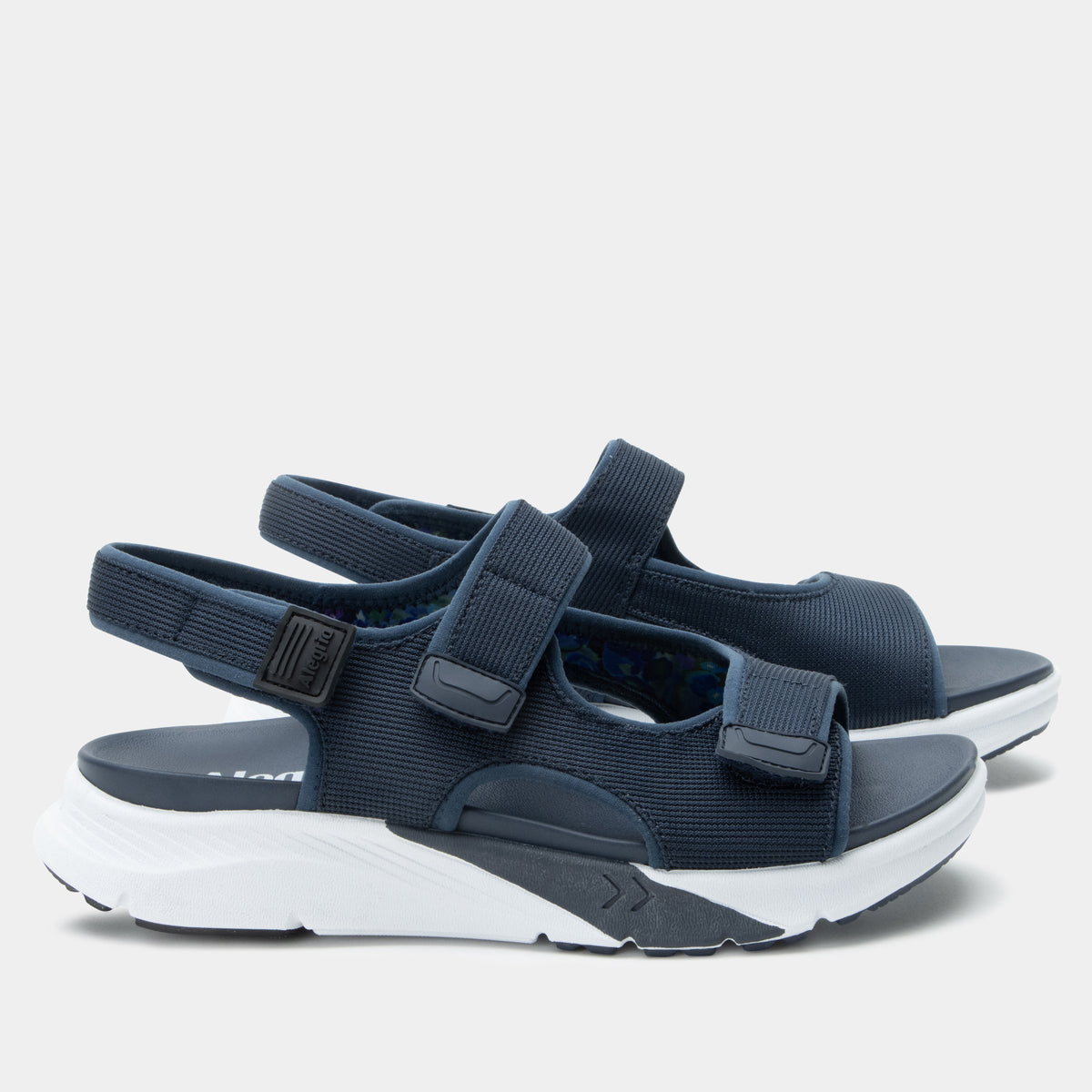 Sandie Poppy Pop Blue Sandal | Alegria Shoes
