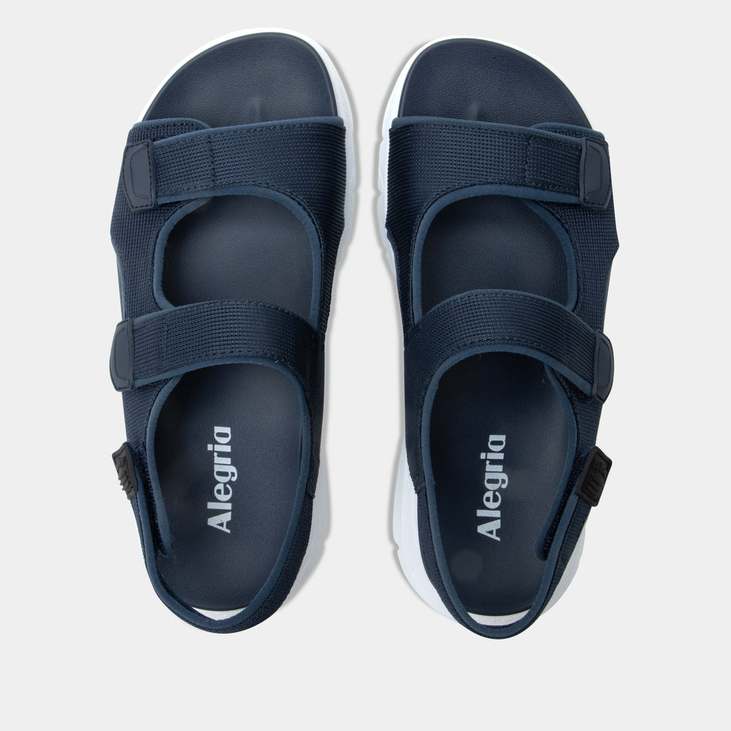 Sandie Poppy Pop Blue Sandal | Alegria Shoes