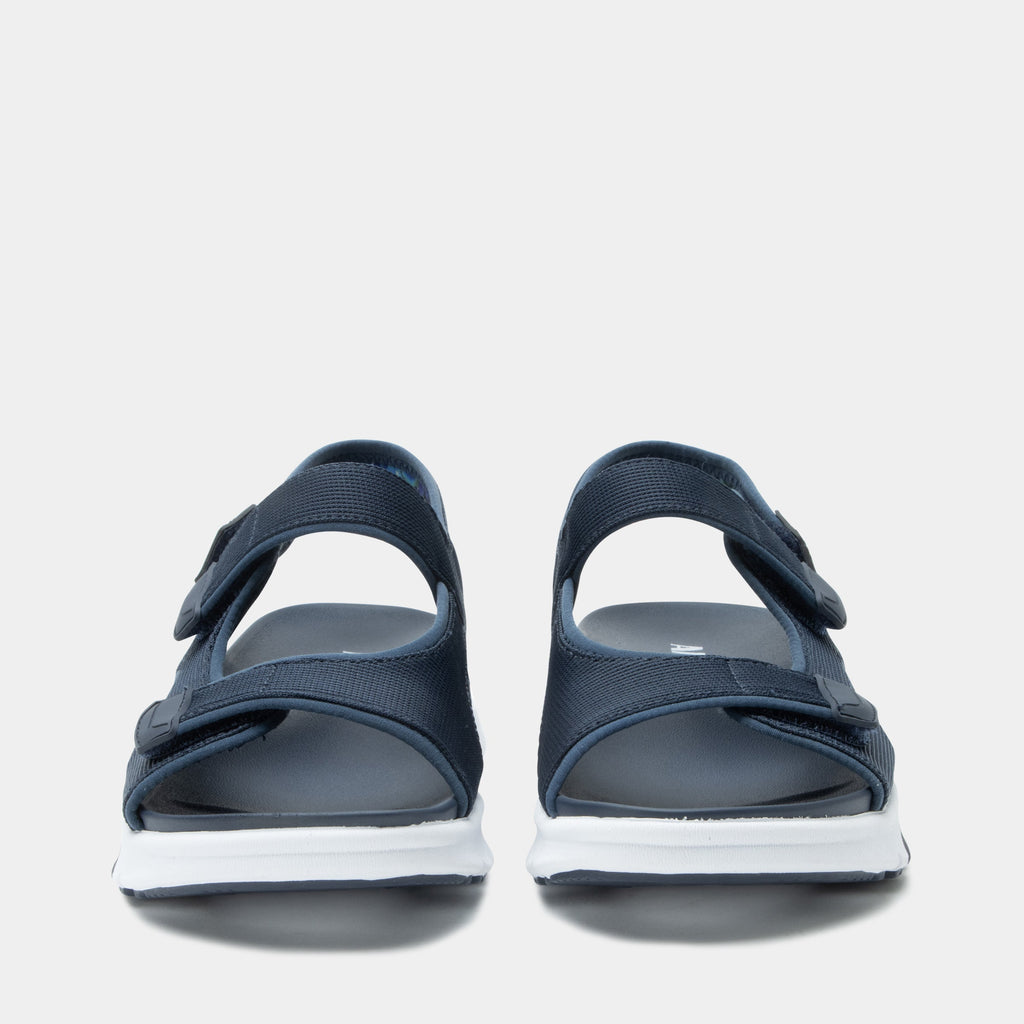 Sandie Poppy Pop Blue Sandal | Alegria Shoes