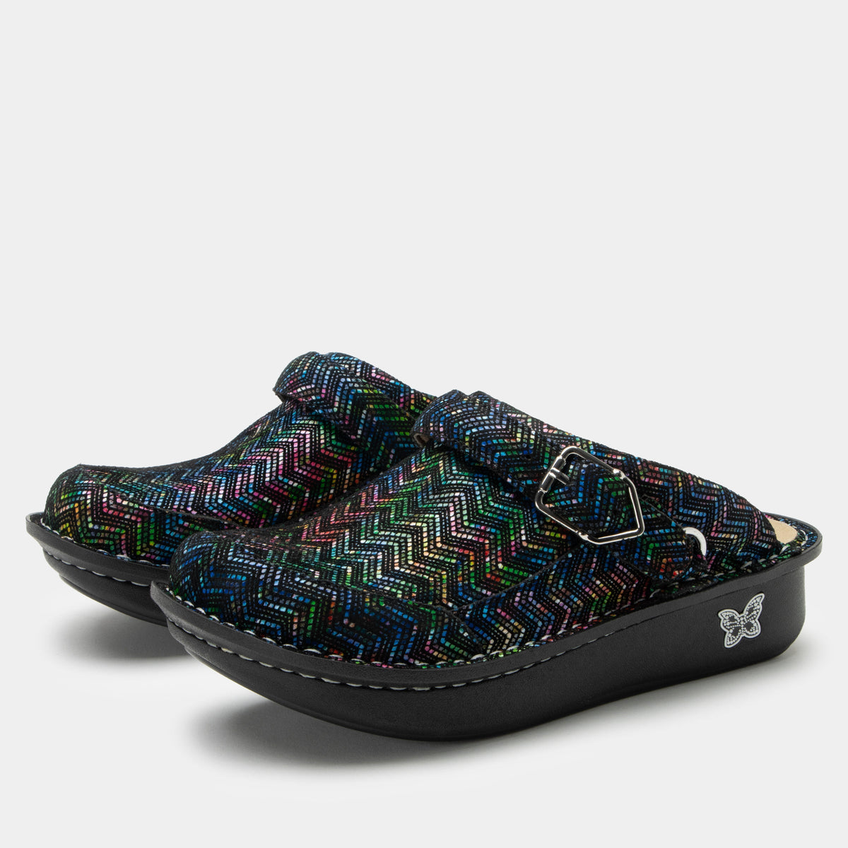 Seville Ric Rack Rainbow Clog | Alegria Shoes
