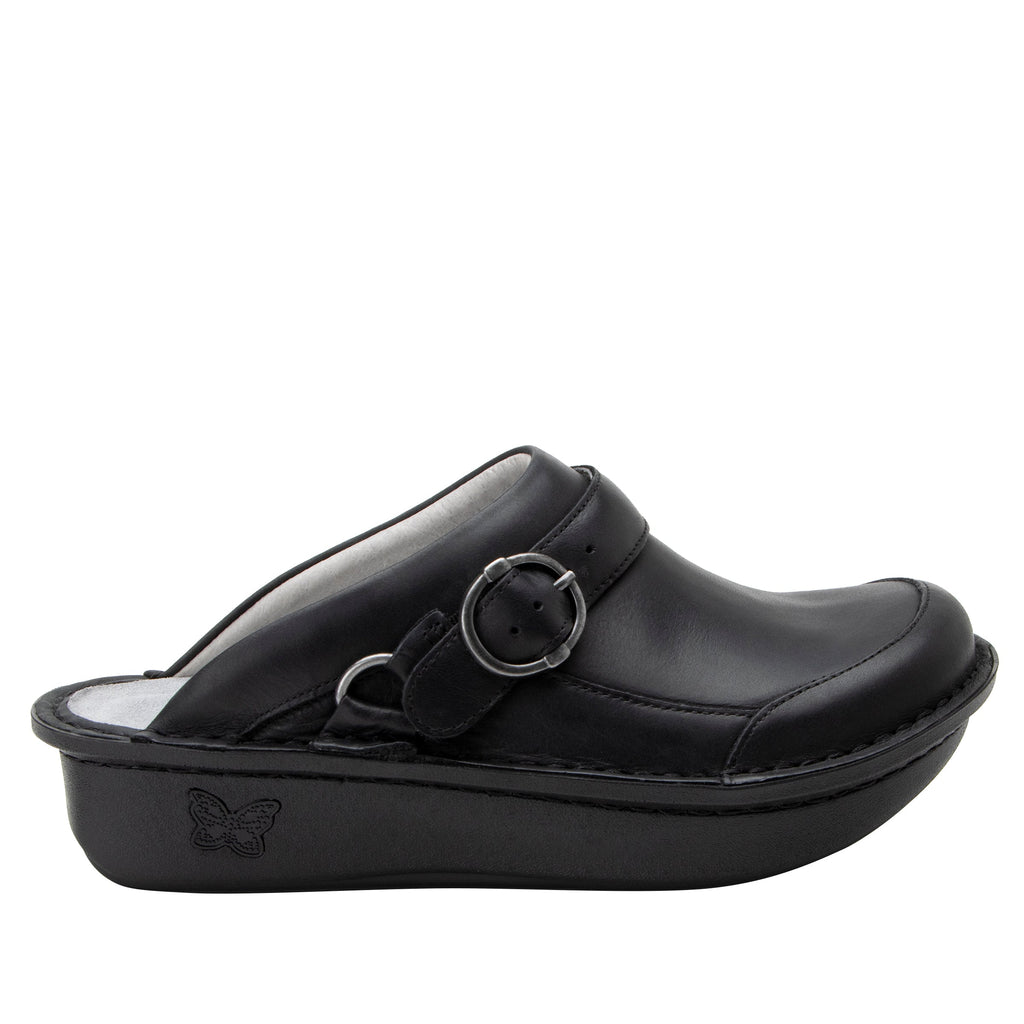 Seville Oiled Black Professional Clog on Classic Rocker outsole - SEV-7582_S3