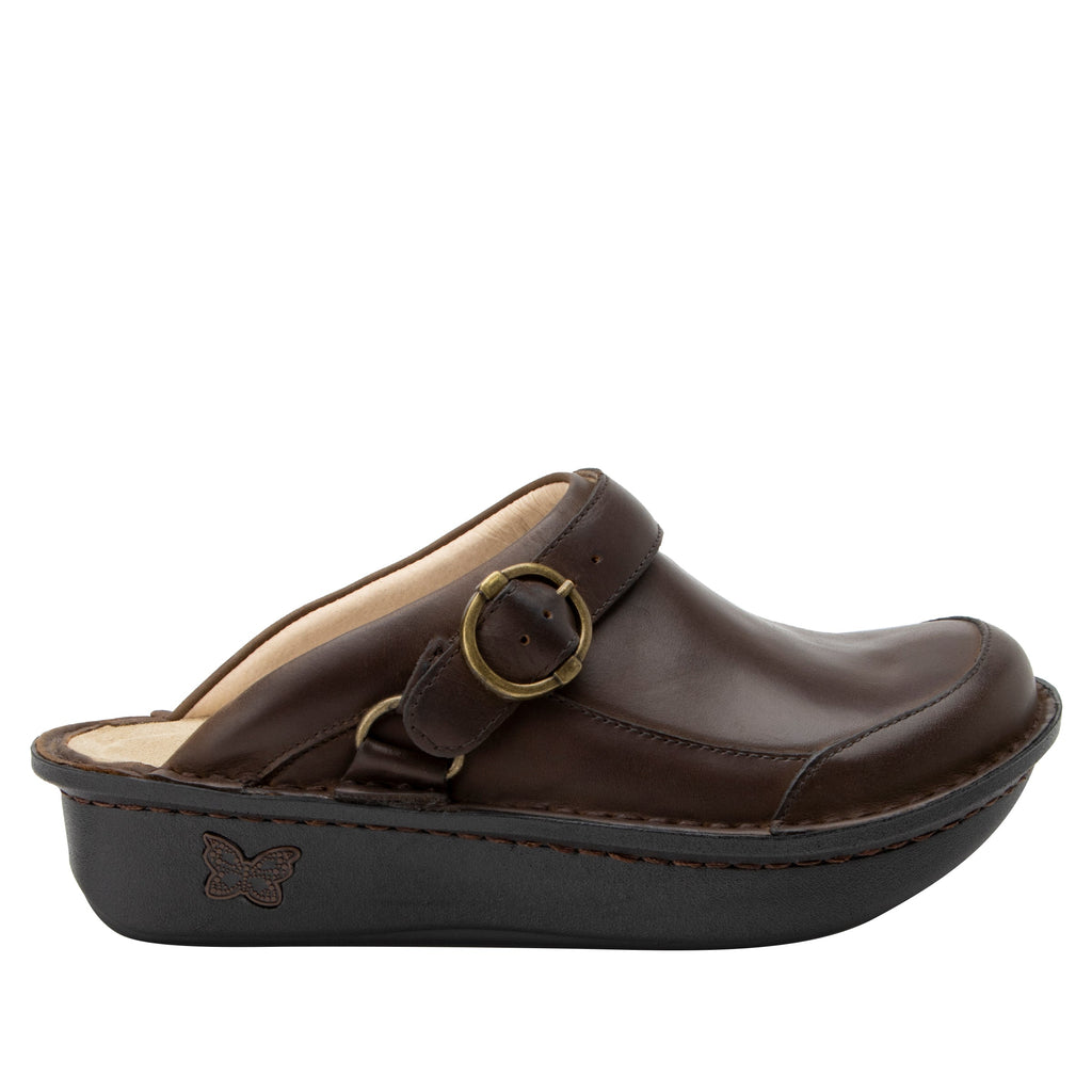 Seville Oiled Brown Professional Clog on Classic Rocker outsole - SEV-7583_S3