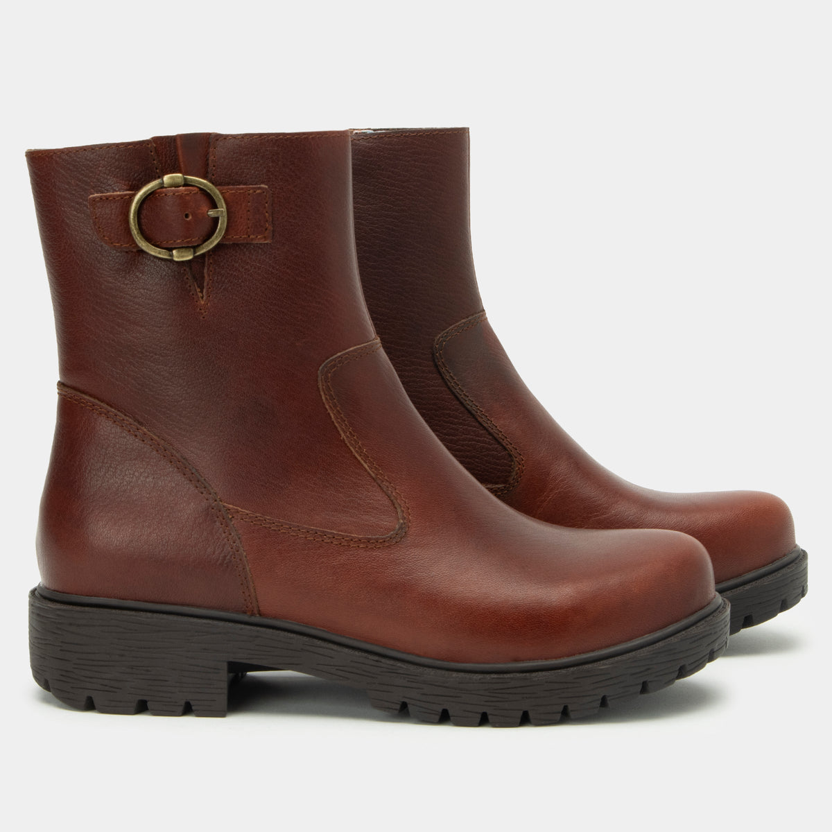 Shera Chestnut Boot | Alegria Shoes