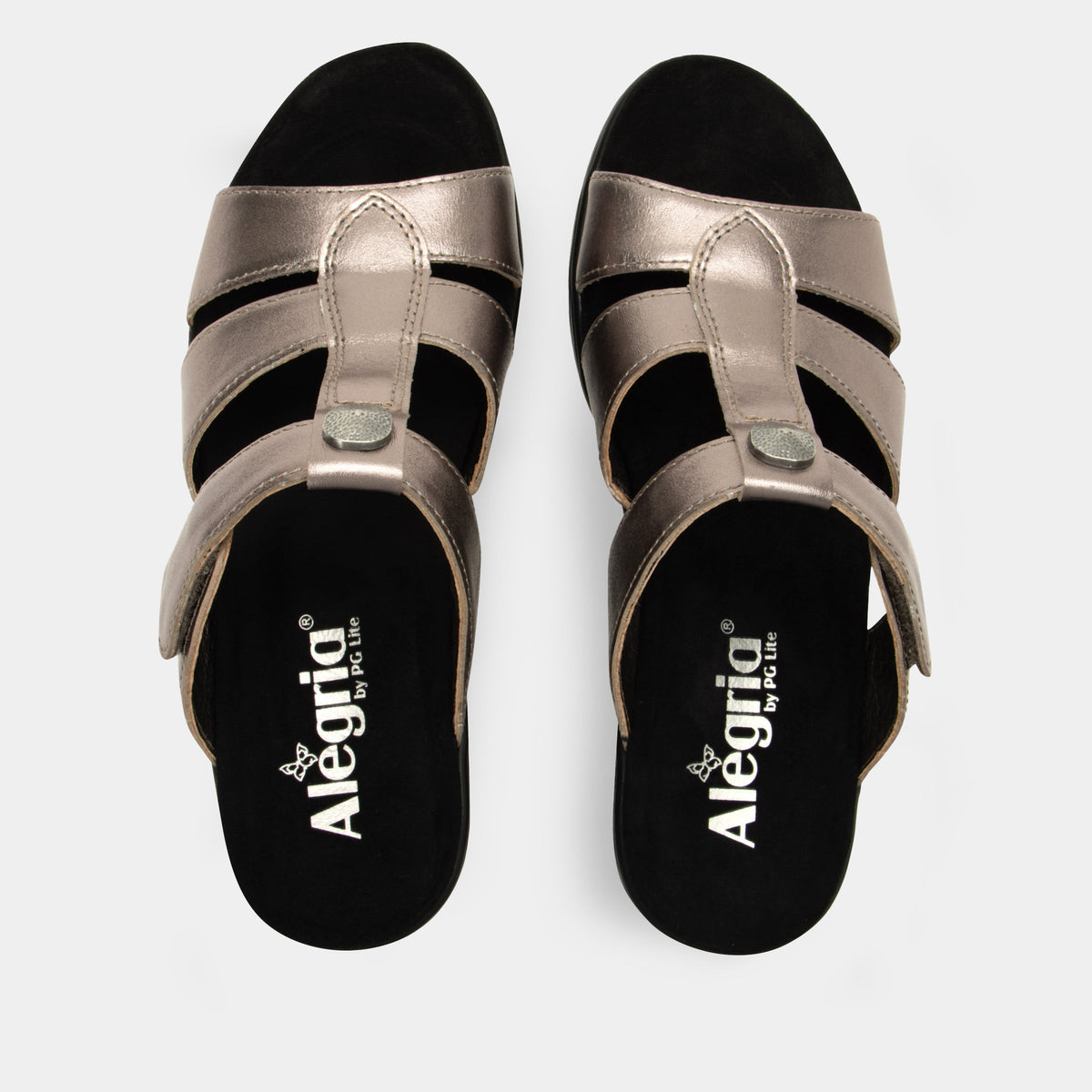 Shantal Pewter Sandal | Alegria Shoes