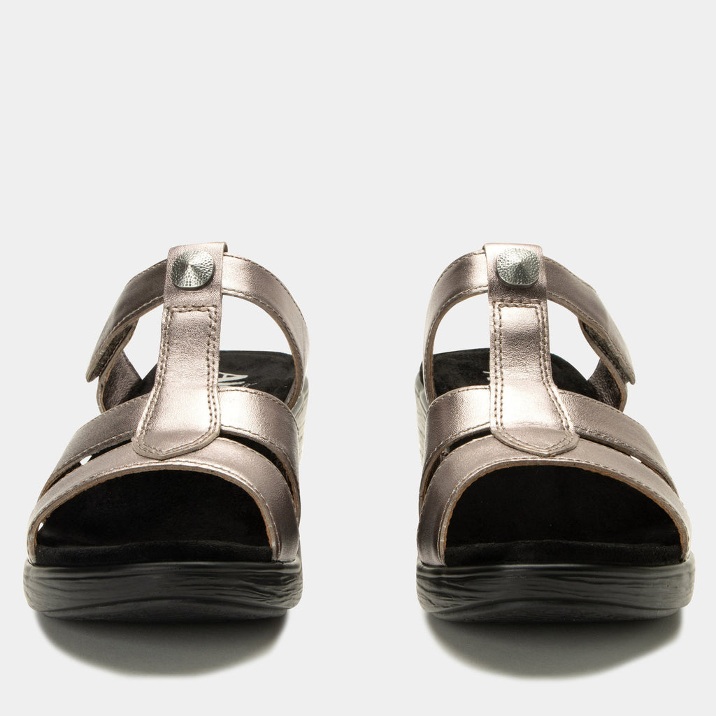 Shantal Pewter Sandal | Alegria Shoes