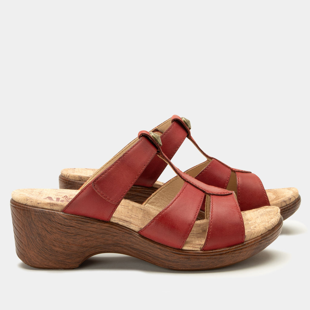 Shantal Salmonberry Sandal | Alegria Shoes