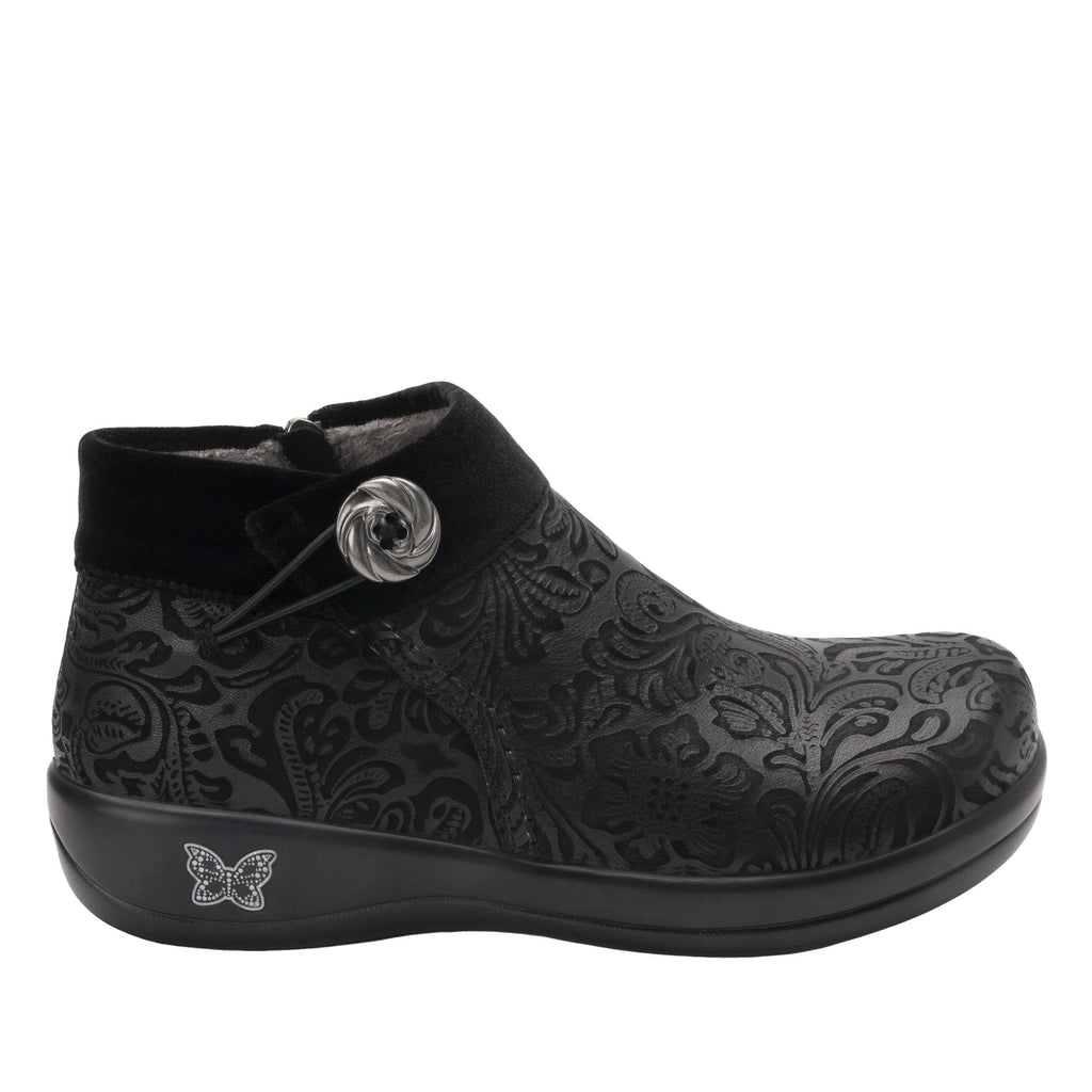 Sitka Damask Bootie on Career Casual with contrast knit collar and warm linings for cooler weather. SIT-7644_S2