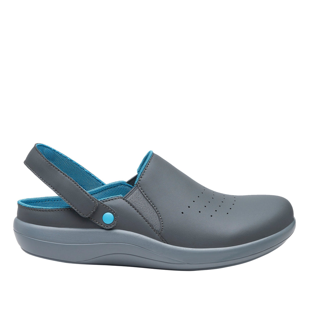 Skillz Graphite sport rocker professional convertible slingback clog with lightweight responsive outsole. SKI-7561_S3