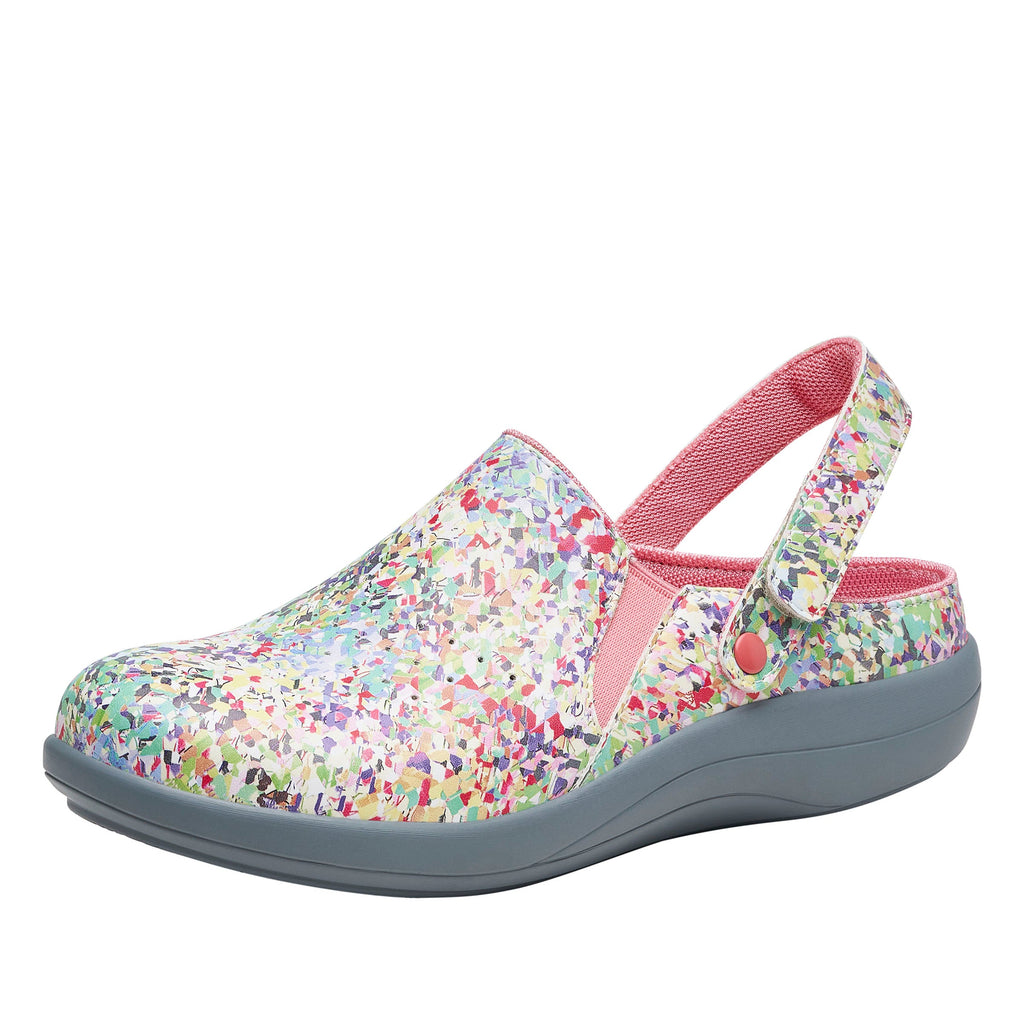 Skillz Collage sport rocker professional convertible slingback clog with lightweight responsive outsole. SKI-7569_S1