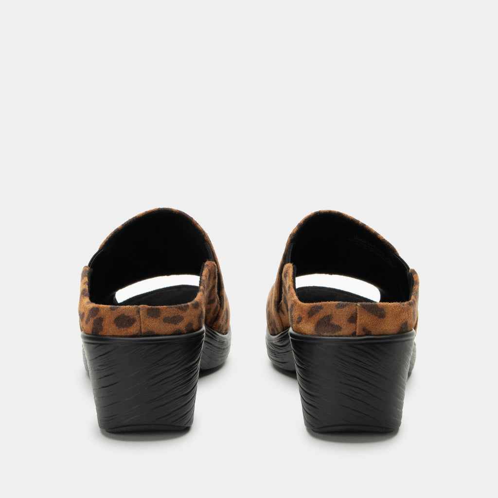Shilaine Stretch Leopard Sandal | Alegria Shoes