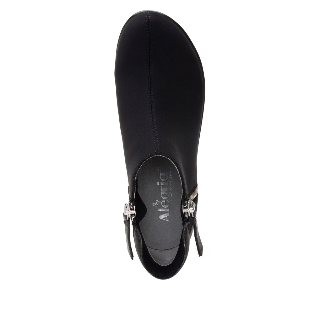 Sloan fashionable bootie on career fashion wedge in Black with Dream Fit™ upper - SLO-601_S4 (2250688233526)