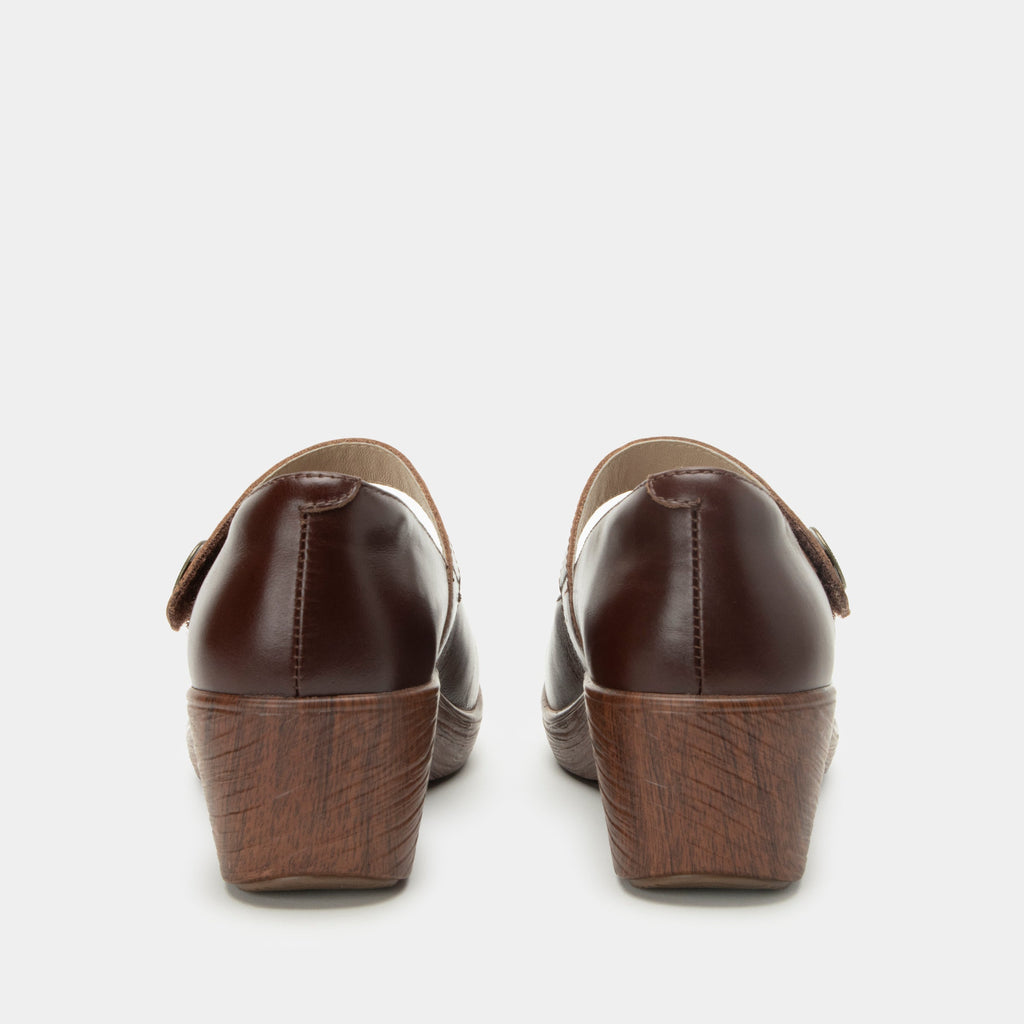 Sofi Mahogany Shoe | Alegria Shoes