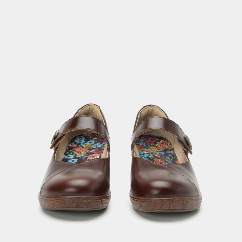 Sofi Mahogany Shoe | Alegria Shoes