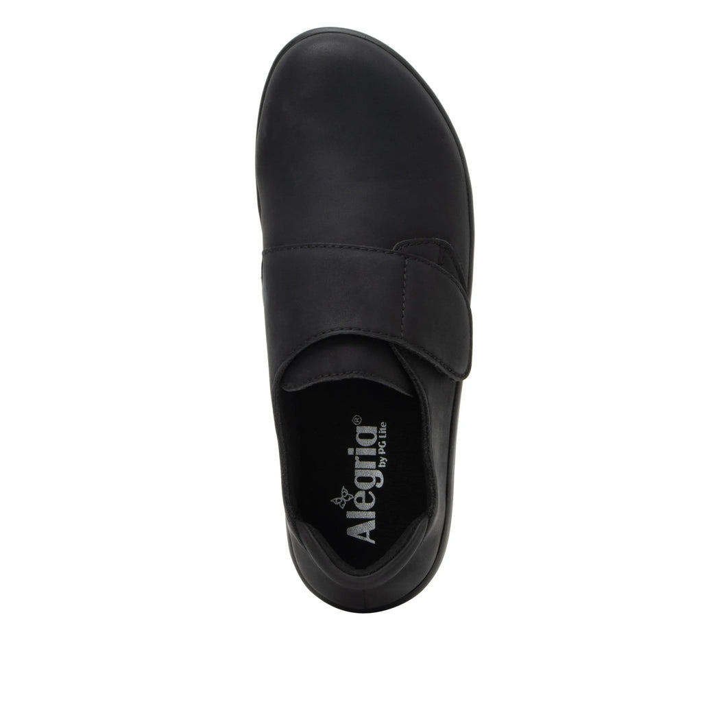 Spright Black Nubuck sport rocker shoe with a vegan upper and lightweight responsive outsole. SPR-7476_S4