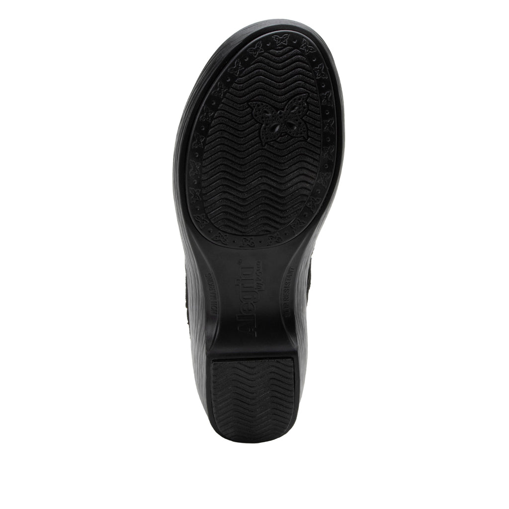 Serina Deluxe Boot with an outside zipper on a wood look wedge outsole - SRI-7589_S6