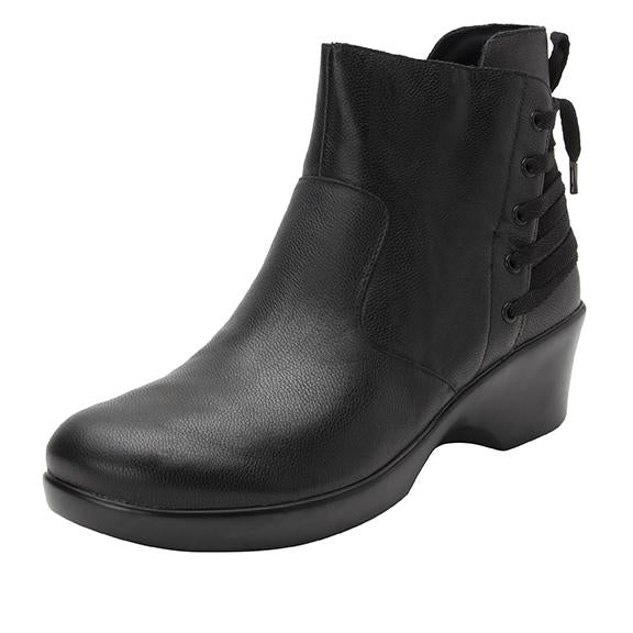 Stevee Rocknrolla features a stylish zig-zag adjustable Lace-up detail with a side zip closure - STE-598_S1 (2271800459318)