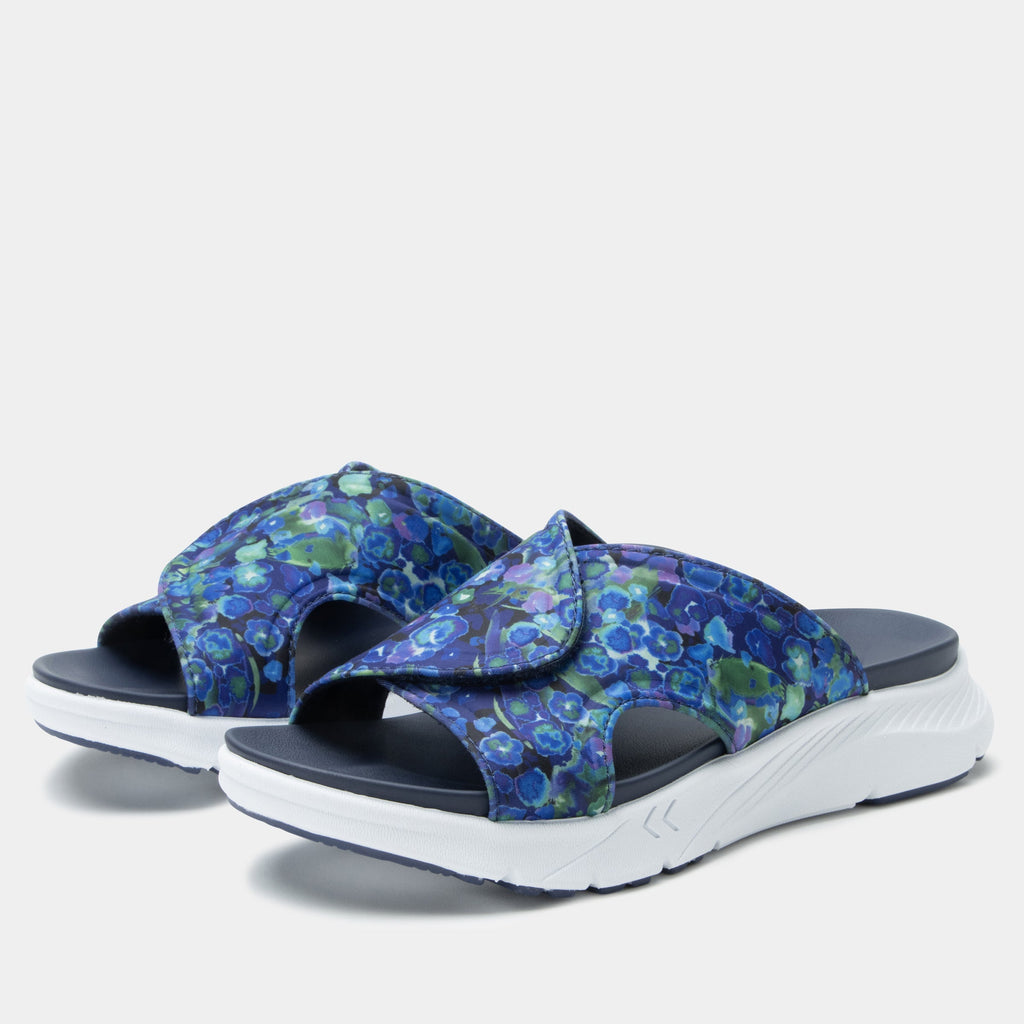 Sunie Poppy Pop Blue Sandal | Alegria Shoes