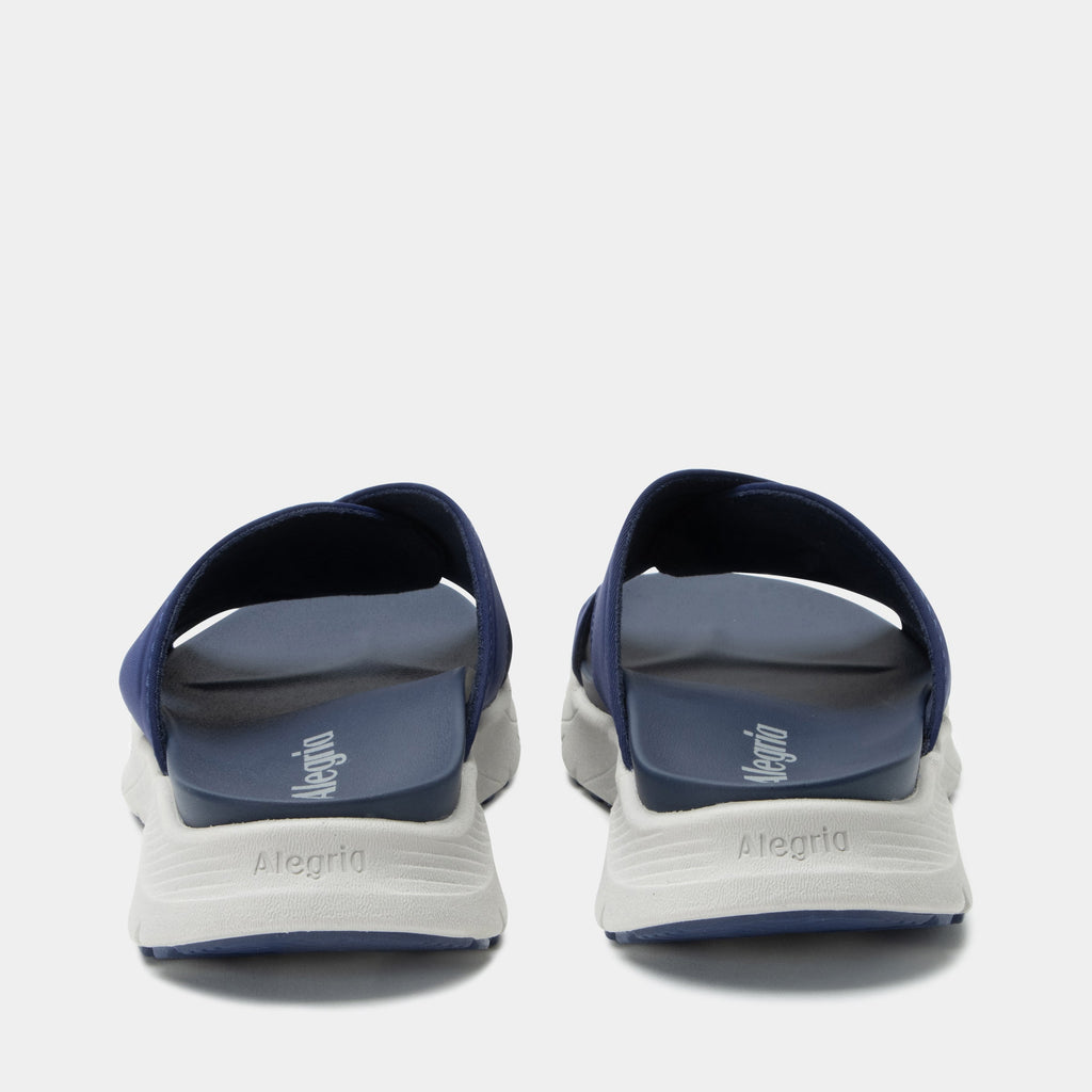 Sunie Navy Sandal | Alegria Shoes