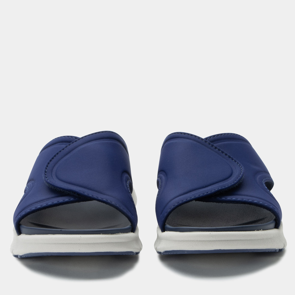 Sunie Navy Sandal | Alegria Shoes