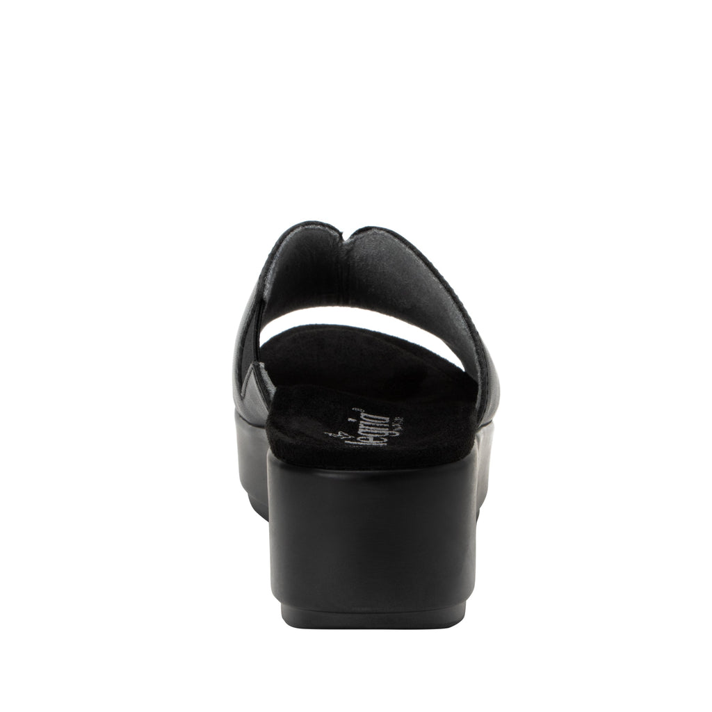 Triniti Coal slide sandal on comfort flatform outsole- TRI-7406_S4
