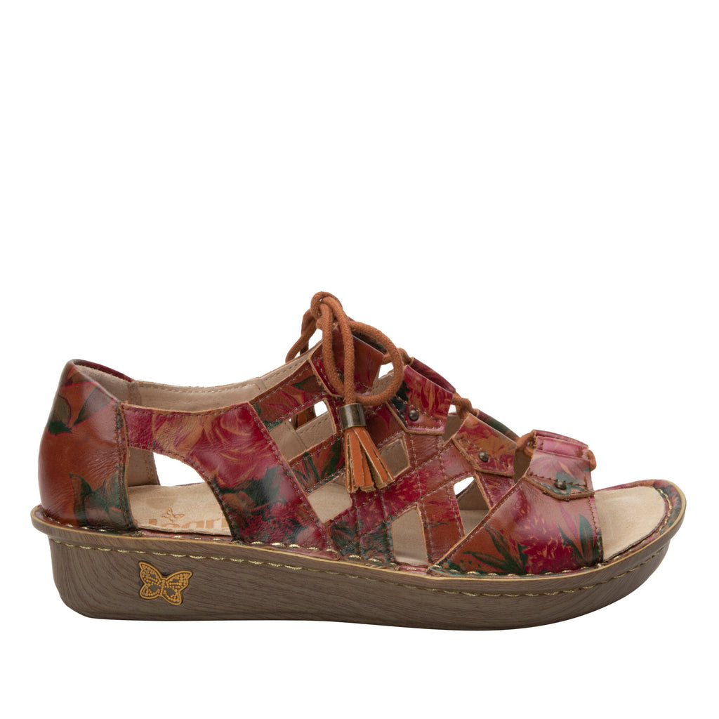 Valerie Sandal with adjustable laceup on mini outsole - VAL-7716_S2