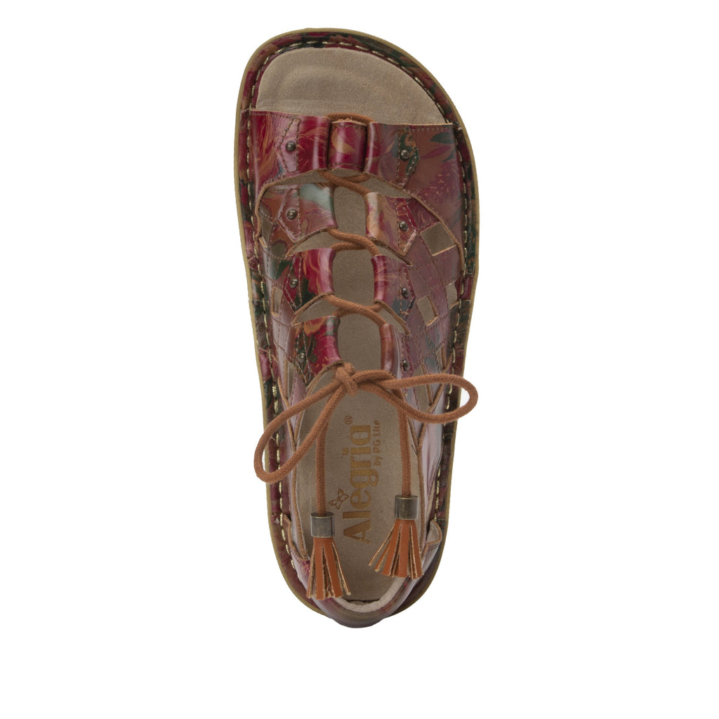 Valerie Sandal with adjustable laceup on mini outsole - VAL-7716_S4