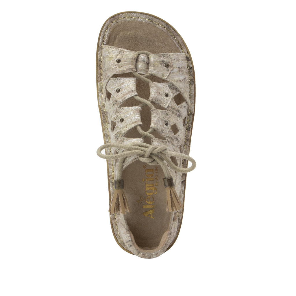 Valerie Sandal with adjustable laceup on mini outsole - VAL-7762_S5