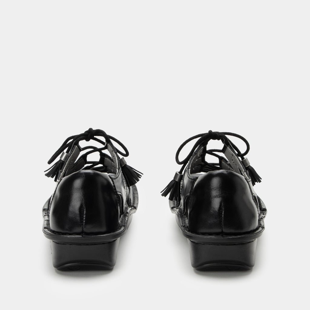 Valerie Noir Sandal | Alegria Shoes
