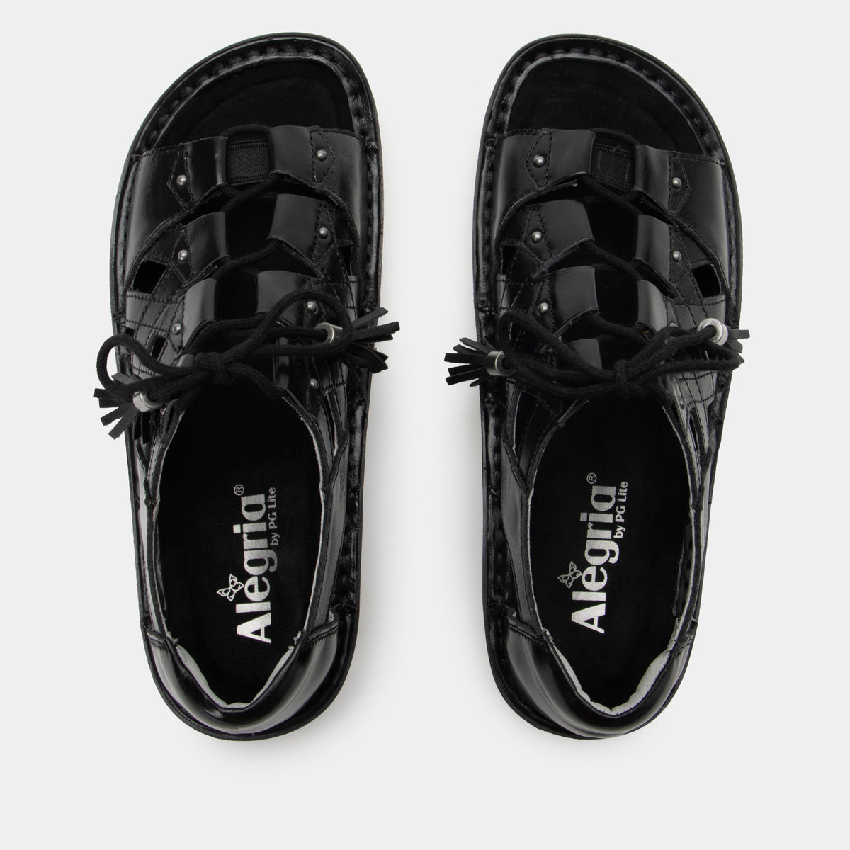 Valerie Noir Sandal | Alegria Shoes