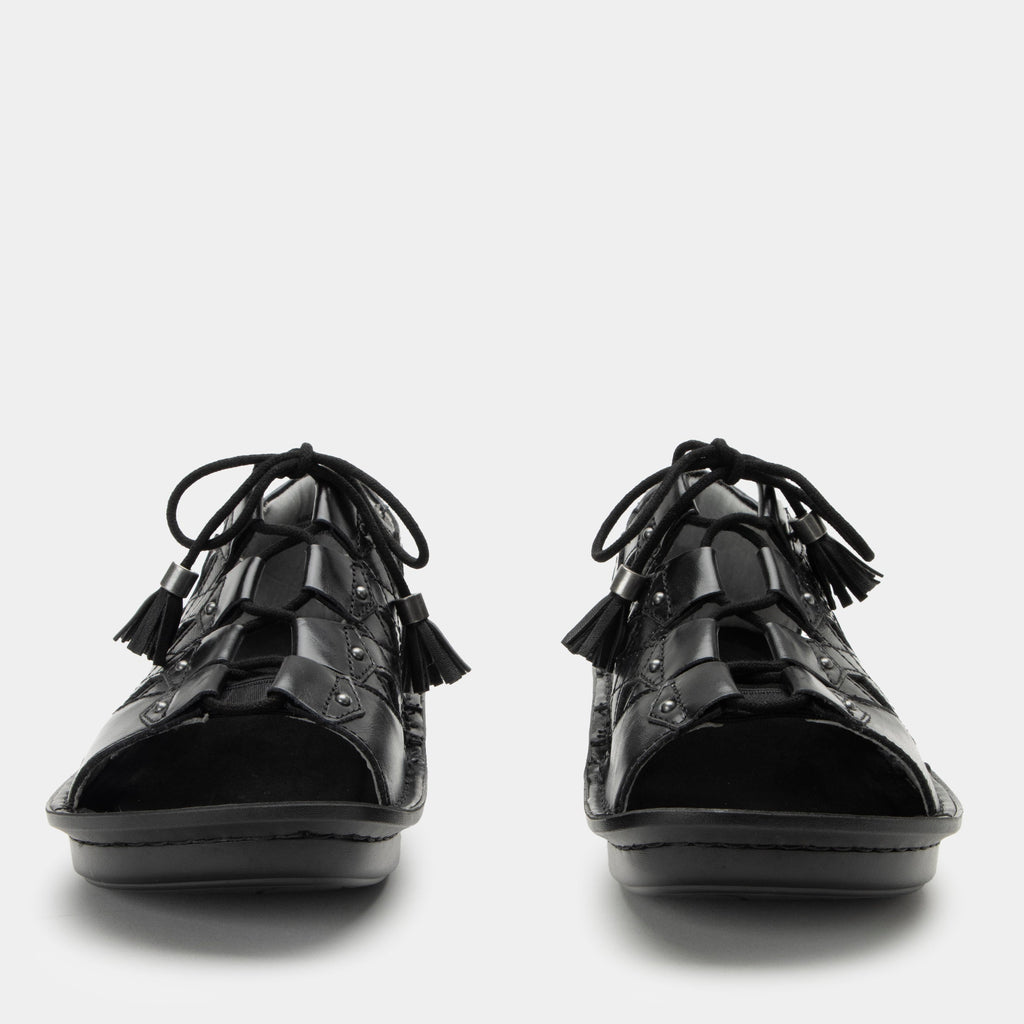 Valerie Noir Sandal | Alegria Shoes
