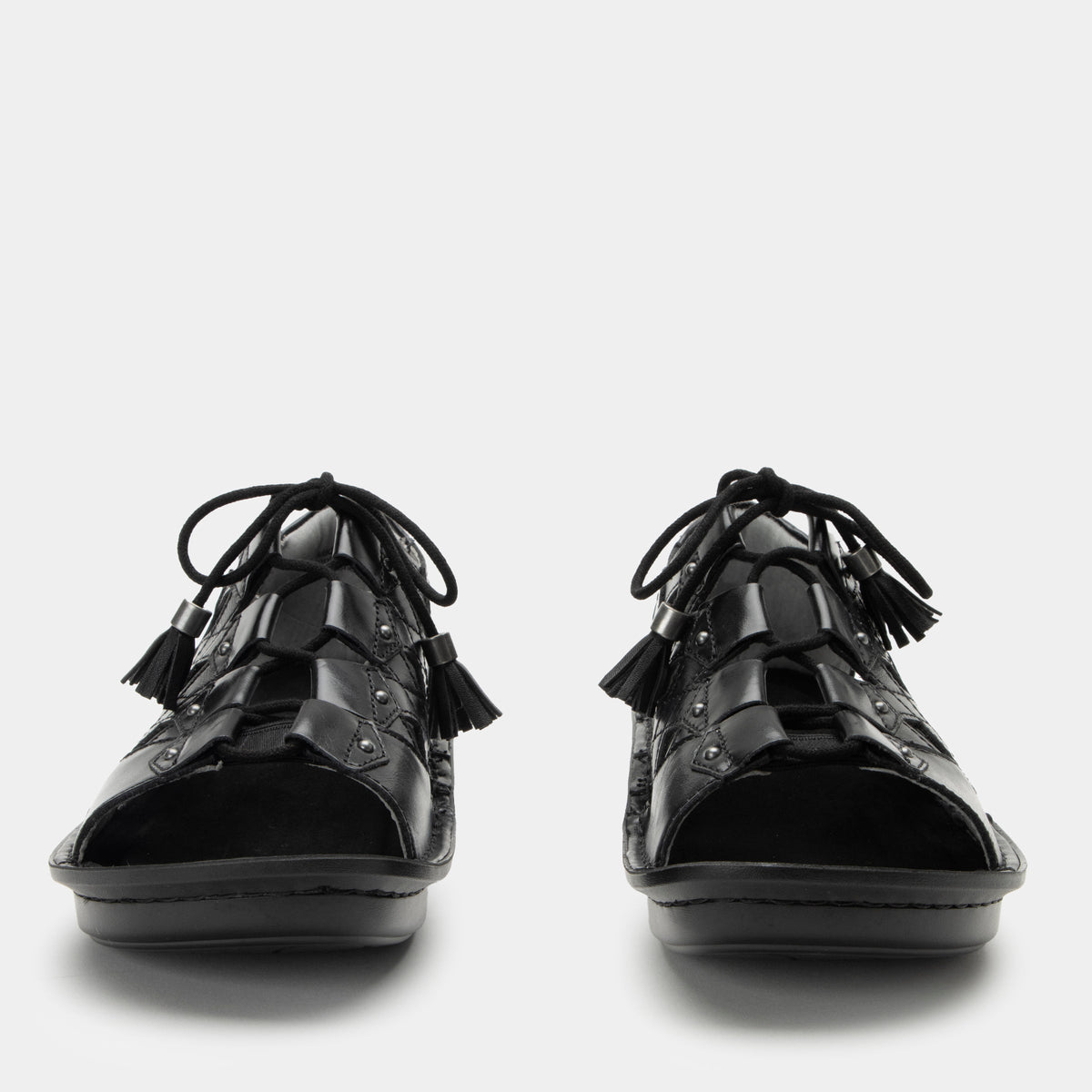 Valerie Noir Sandal | Alegria Shoes