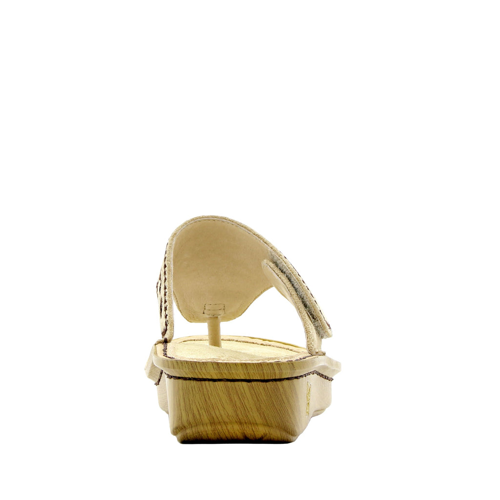 Vanessa Mandala Natural flip-flop style sandal with adjustable strap on the mini outsole - VAN-178_S3 (1563275001910)