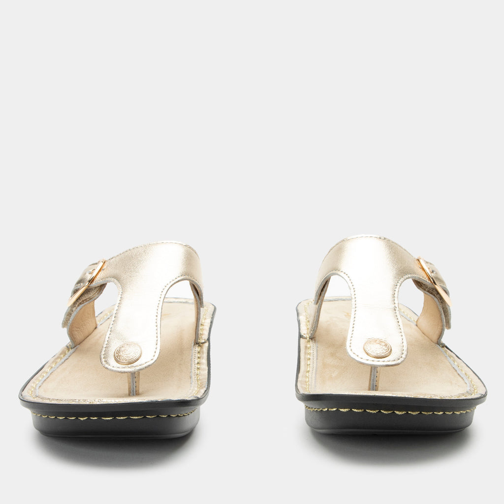 Vella Gold Sandal | Alegria Shoes