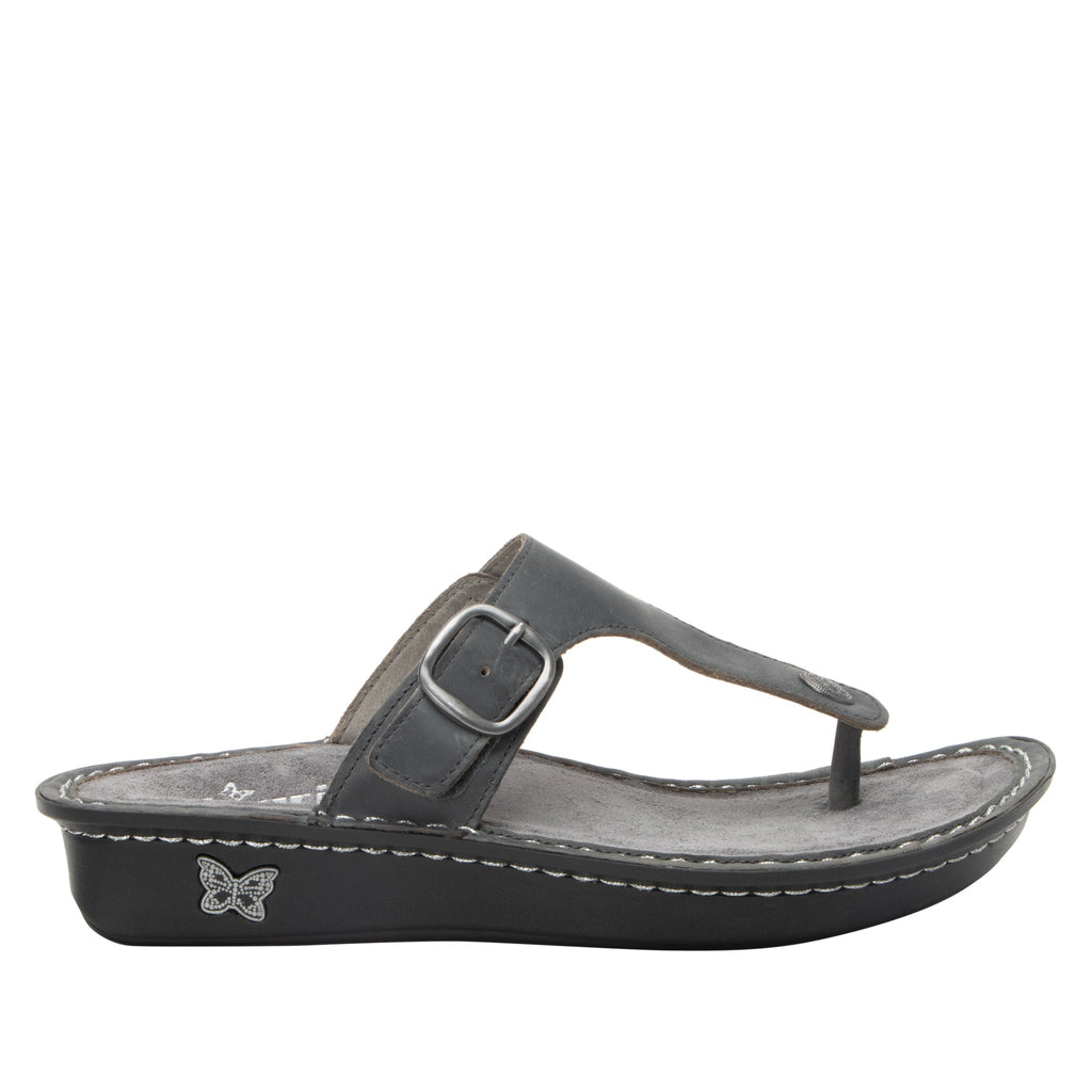 Vella Oiled Ash flip-flop sandal on a mini outsole - VEL-7413_S3