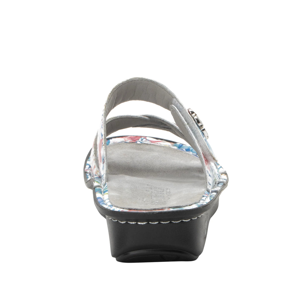 Victoriah Tropic with crisscross detail and adjustable strap slide on sandal on mini outsole - VIC-7415_S4