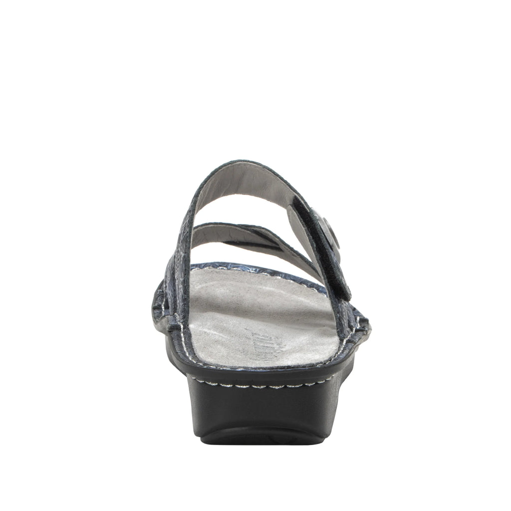 Victoriah Spherical with crisscross detail and adjustable strap slide on sandal on mini outsole - VIC-7417_S4